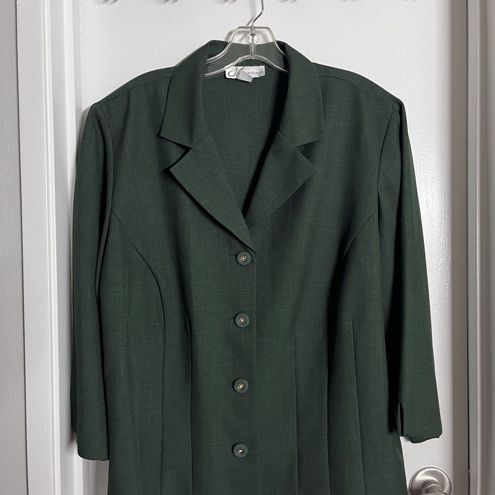 Elegant Dark Green Women's Blazer